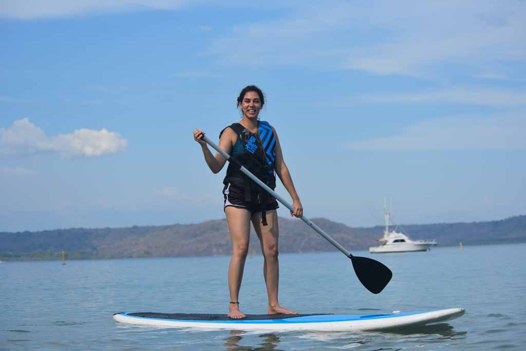 Paddleboarding in Playas del Coco, Costa Rica